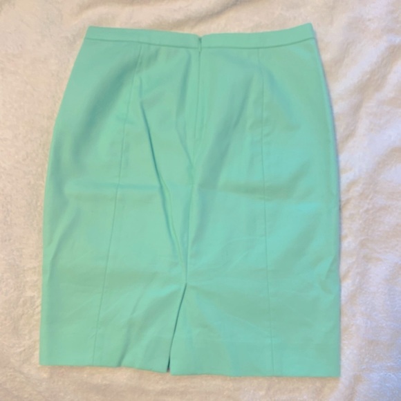Jcrew 2P mint skirt. Worn once. Folded neatly in drawer since. Smoke free home - Picture 3 of 6